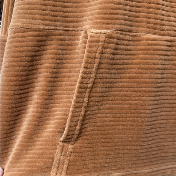 Prana Brown Half-Zip Crop Top - Picture 3 of 9